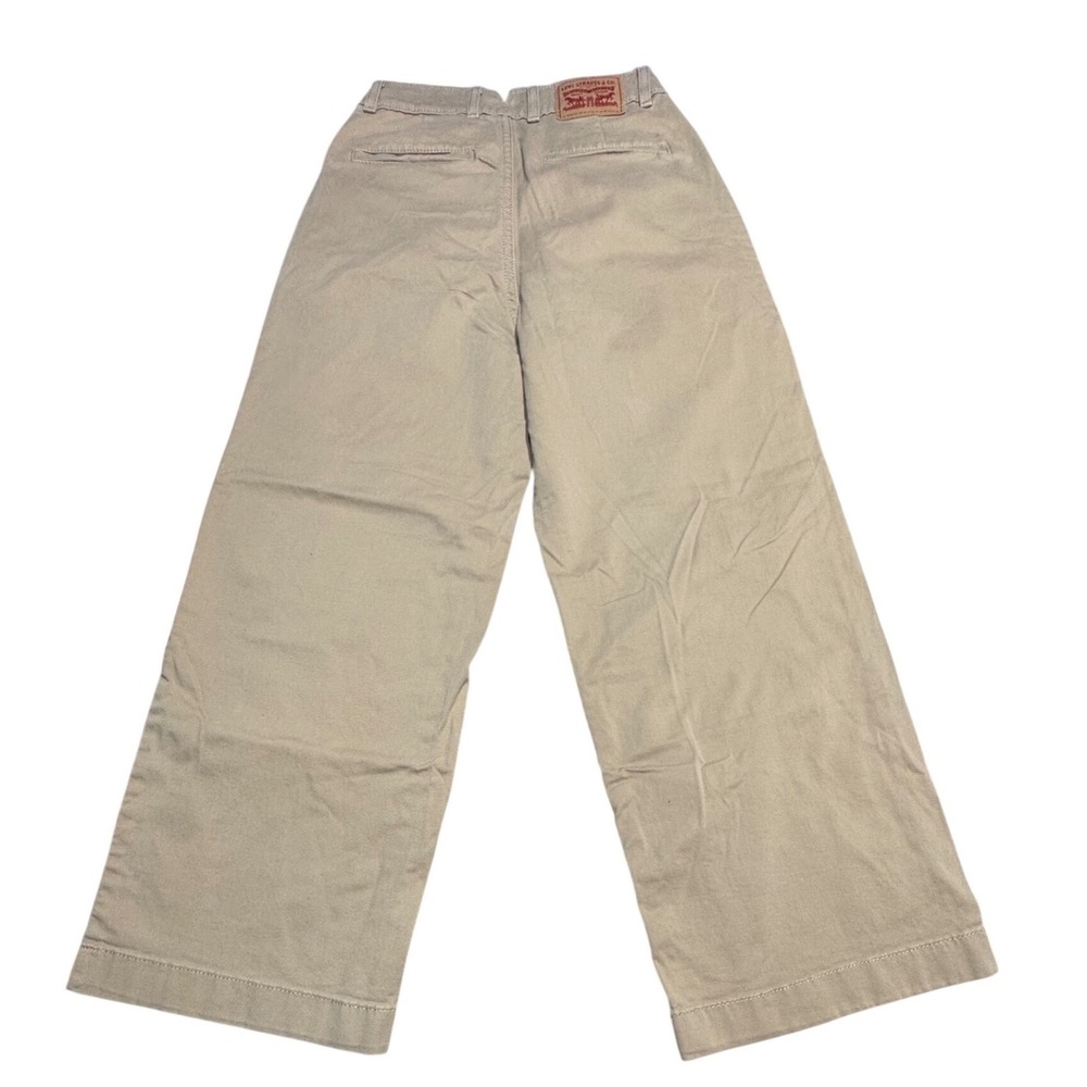 Levi's Chino Pants Womens 24 Stretch Twill Khaki Tan High Rise Old Money Minimal